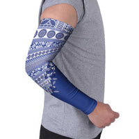 Fiji Marau na Kerisimasi Arm Sleeves Blue Tagimoucia Tapa Masi Tribal - Polynesian Pride