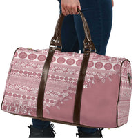Fiji Marau na Kerisimasi Travel Bag Dusty Rose Tagimoucia Tapa Masi Tribal - Polynesian Pride