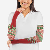 Fiji Marau na Kerisimasi Arm Sleeves Red Tagimoucia Tapa Masi Tribal - Polynesian Pride