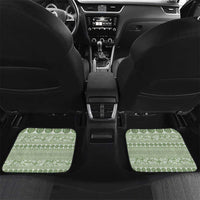 Fiji Marau na Kerisimasi Car Mats Sage Green Tagimoucia Tapa Masi Tribal - Polynesian Pride