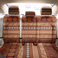 Fiji Marau na Kerisimasi Back Car Seat Cover Gold Tapa Masi Inspired Christmas - Polynesian Pride