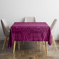Fiji Marau na Kerisimasi Tablecloth Pink Tapa Masi Inspired Christmas - Polynesian Pride
