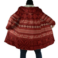 Fiji Marau na Kerisimasi Cloak Red Tapa Masi Inspired Christmas - Polynesian Pride