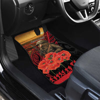 Maori Kiwi Soldier Fern Tattoo ANZAC Day Car Mats Lest We Forget