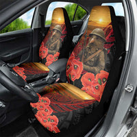 Maori Kiwi Soldier Fern Tattoo ANZAC Day Car Seat Cover Lest We Forget