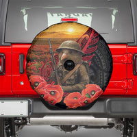 Maori Kiwi Soldier Fern Tattoo ANZAC Day Spare Tire Cover Lest We Forget