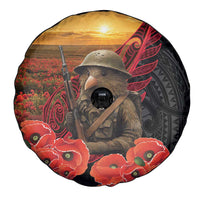 Maori Kiwi Soldier Fern Tattoo ANZAC Day Spare Tire Cover Lest We Forget