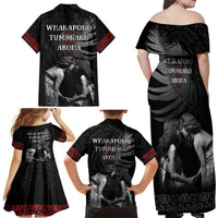 New Zealand Mother's Day Family Matching Off Shoulder Maxi Dress and Hawaiian Shirt Maori Hongi Aroha Ahau Ki A Koe Mama LT9 - Polynesian Pride