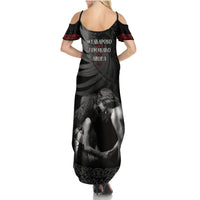 New Zealand Mother's Day Family Matching Summer Maxi Dress and Hawaiian Shirt Maori Hongi Aroha Ahau Ki A Koe Mama LT9 - Polynesian Pride