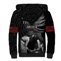 New Zealand Mother's Day Sherpa Hoodie Maori Hongi Aroha Ahau Ki A Koe Mama LT9 - Polynesian Pride