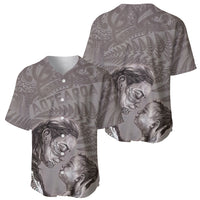 New Zealand Mother's Day Baseball Jersey Maori Mo Toku Mama Silver Fern LT9 - Polynesian Pride