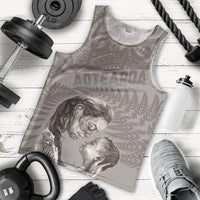 New Zealand Mother's Day Men Tank Top Maori Mo Toku Mama Silver Fern LT9 - Polynesian Pride