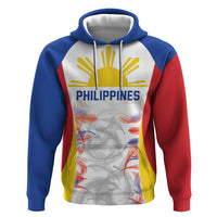 Philippines Flag Day Hoodie Filipino Feather Pattern LT9 Pullover Hoodie White - Polynesian Pride