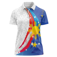 Philippines Flag Day Women Polo Shirt Filipino Pride Shines Bright On Flag Day LT9 Female White - Polynesian Pride