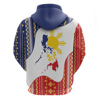 Philippines Flag Day Hoodie Filipino Traditional Igorot Tribal Pattern