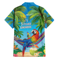 5 Oclock Somewhere Family Matching Tank Maxi Dress and Hawaiian Shirt Hawaii Parrots Cocktail Summer Beach Vibe LT9 - Polynesian Pride
