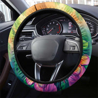 5 Oclock Somewhere Steering Wheel Cover Hawaii Parrots Plumeria Summer Vibe - Polynesian Pride