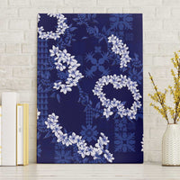 Mokihana Maile and Ilima Leis Canvas Wall Art Uliuli Hawaiian Tapa Quilt Pattern - Polynesian Pride