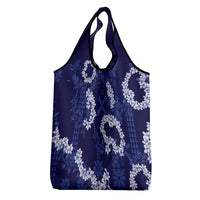 Mokihana Maile and Ilima Leis Grocery Bag Uliuli Hawaiian Tapa Quilt Pattern LT9 - Polynesian Pride