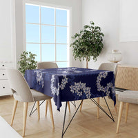 Mokihana Maile and Ilima Leis Tablecloth Uliuli Hawaiian Tapa Quilt Pattern LT9 - Polynesian Pride