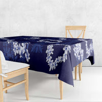 Mokihana Maile and Ilima Leis Tablecloth Uliuli Hawaiian Tapa Quilt Pattern LT9 - Polynesian Pride