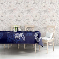 Mokihana Maile and Ilima Leis Tablecloth Uliuli Hawaiian Tapa Quilt Pattern LT9 - Polynesian Pride