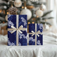 Mokihana Maile and Ilima Leis Wrapping Paper Uliuli Hawaiian Tapa Quilt Pattern - Polynesian Pride