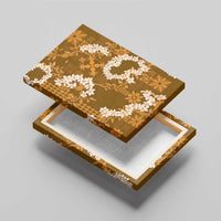 Mokihana Maile and Ilima Leis Canvas Wall Art Alani Hawaiian Tapa Quilt Pattern - Polynesian Pride