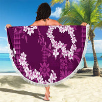 Mokihana Maile and Ilima Leis Beach Blanket Akala Hawaiian Tapa Quilt Pattern - Polynesian Pride