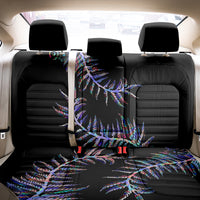 New Zealand Back Car Seat Cover Aotearoa Silver Fern Mixed Papua Shell Purple Vibe