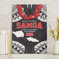 Samoa Black Saturday Canvas Wall Art Samoa mo Samoa with Black Ula Fala LT9 Without Frame Black - Polynesian Pride