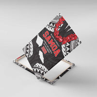 Samoa Black Saturday Canvas Wall Art Samoa mo Samoa with Black Ula Fala LT9 With Frame Black - Polynesian Pride