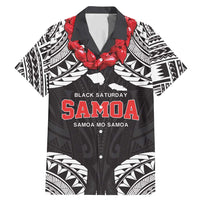 Samoa Black Saturday Family Matching Mermaid Dress and Hawaiian Shirt Samoa mo Samoa with Black Ula Fala