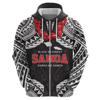 Samoa Black Saturday Hoodie Samoa mo Samoa with Black Ula Fala