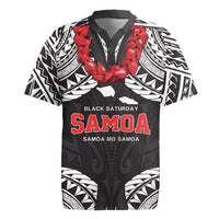 Samoa Black Saturday Rugby Jersey Samoa mo Samoa with Black Ula Fala