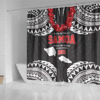 Samoa Black Saturday Shower Curtain Samoa mo Samoa with Black Ula Fala