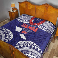 Samoa Black Saturday Quilt Samoa mo Samoa with Blue Ula Fala