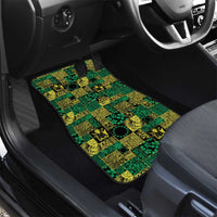 Cook Islands Mere Kiritimiti Car Mats Pacific Patchwork Xmas Vibes - Polynesian Pride