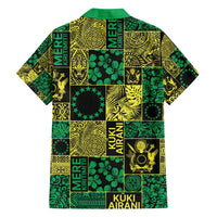 Cook Islands Mere Kiritimiti Family Matching Summer Maxi Dress and Hawaiian Shirt Pacific Patchwork Xmas Vibes LT9 - Polynesian Pride