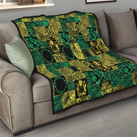 Cook Islands Mere Kiritimiti Quilt Pacific Patchwork Xmas Vibes - Polynesian Pride