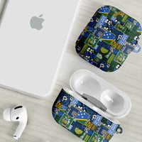 Solomon Islands Meri Kirihimete AirPods Case Pacific Patchwork Xmas Vibes - Polynesian Pride