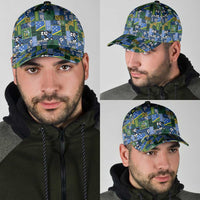Solomon Islands Meri Kirihimete Classic Cap Pacific Patchwork Xmas Vibes LT9 - Polynesian Pride