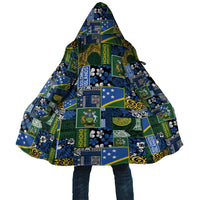 Solomon Islands Meri Kirihimete Cloak Pacific Patchwork Xmas Vibes - Polynesian Pride