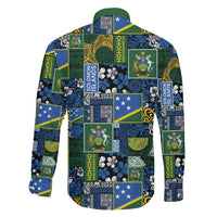 Solomon Islands Meri Kirihimete Family Matching Mermaid Dress and Hawaiian Shirt Pacific Patchwork Xmas Vibes - Polynesian Pride