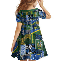Solomon Islands Meri Kirihimete Family Matching Puletasi and Hawaiian Shirt Pacific Patchwork Xmas Vibes LT9 - Polynesian Pride