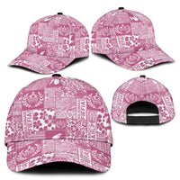Pink Tonga Kilisimasi Fiefia Classic Cap Pacific Patchwork Xmas Vibes - Polynesian Pride