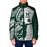 Polynesian Hawaii Volleyball Custom Padded Jacket Kakau with Sport Style - Polynesian Pride