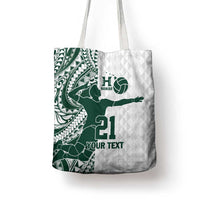 Polynesian Hawaii Volleyball Custom Tote Bag Kakau with Sport Style - Polynesian Pride