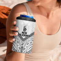 New Caledonia Football Custom 4 in 1 Can Cooler Tumbler Go Champions Les Cagous LT9 - Polynesian Pride