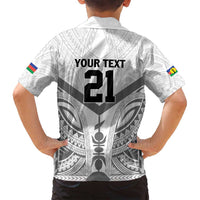 New Caledonia Football Custom Family Matching Long Sleeve Bodycon Dress and Hawaiian Shirt Go Champions Les Cagous LT9 - Polynesian Pride